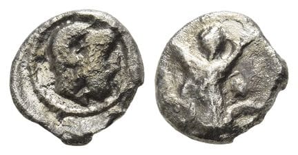 Kyrenaika, Kyrene AR Hemidrachm. . Kyrenaika, Kyre