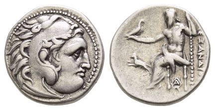 Kings of Thrace, Lysimachos AR Drachm. . Kings of 