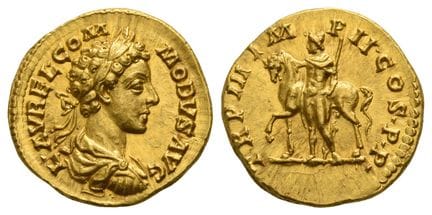 Commodus AV Aureus. A Truly Spectacular Specimen .