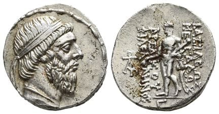 Kings of Parthia, Mithradates I AR Tetradrachm. Fi