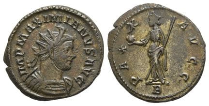 Antoniniano di Massimiano BI. . Antoniniano di Mas