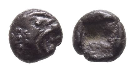 Persia, Achaemenid Empire AR 1/48 Stater. Very Rar