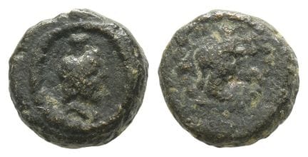 Uncertain Mint of Asia Minor AE 12mm. . Uncertain 