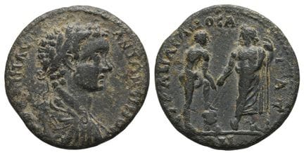 Caracalla AE 25mm of Attaea, Mysia. ?????? (Andron