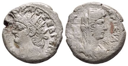 Nero BI Tetradrachm of Alexandria, Egypt. . Nero B