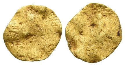 Celtic Northeast Gaul. Ambiani AV Quarter Stater. 