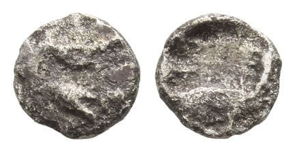 Troas, Dardanos AR Hemiobol. Unpublished Unusual T
