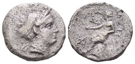 Mysia, Kyzikos AR Didrachm. A Unique Didrachm of K