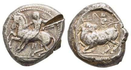 Cilicia, Kelenderis AR Stater. . Cilicia, Kelender