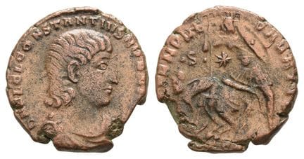 Constantius Gallus, as Caesar AE Centenionalis. . 