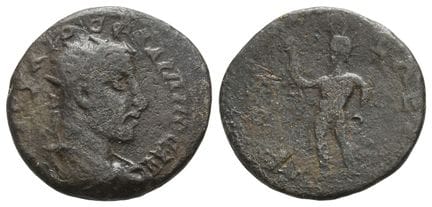 Philip I AE Tetrassarion or 4 Assaria of Prusa ad 