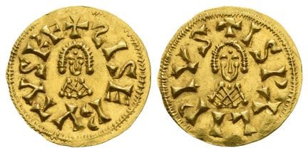 Visigoths. Spain, Sisebut AV Tremissis. Rare Obver