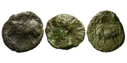 Group of Three [3] Cunobelin AE Units from Celtic 