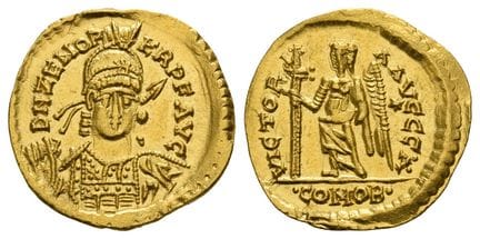 Pseudo-Imperial, Odovacar (Odoacer) AV Solidus. Ve