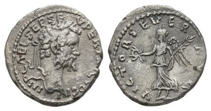Septimius Severus AR Denarius. . Septimius Severus
