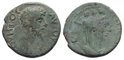 Lucius Verus AE 22mm of Titiopolis, Cilicia. Very 