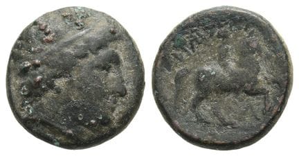 Kingdom of Macedon, Philip II AE 19mm. . Kingdom o