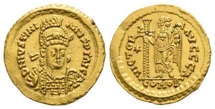 Ostrogoths, Athalaric AV Solidus. Very Rare . Ostr