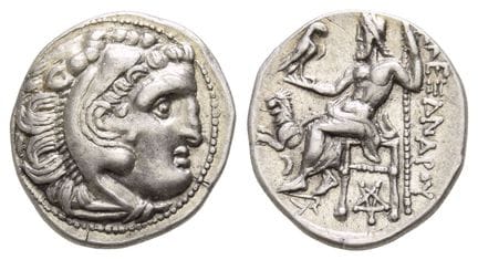 Kings of Thrace, Lysimachos AR Drachm. . Kings of 
