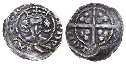 Angleterre. Plantagenêt, Édouard III, penny en arg