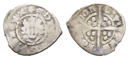 Plantagenêt. Édouard Ier, farthing en argent. . Pl