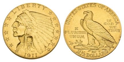 États-Unis d'Amérique. République fédérale. 2,5 do