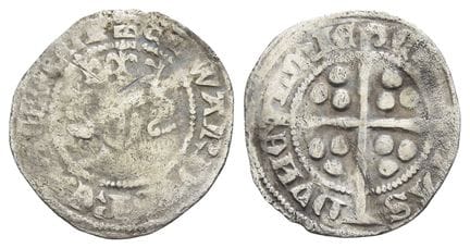 Angleterre. Plantagenêt, Édouard III, penny en arg