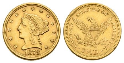 États-Unis d'Amérique. République fédérale. 2,5 do