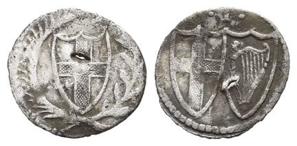 大不列颠，英格兰共和国银便士。 . 大不列颠，英格兰共和国银便士。1649-1660年。伦敦铸币厂。