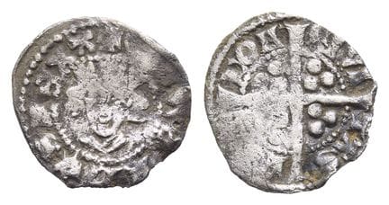 Plantagenêt. Édouard Ier, farthing en argent. . Pl