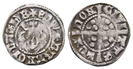 Angleterre. Plantagenêt, Édouard Ier, penny en arg