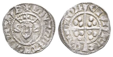 Angleterre. Plantagenêt, Édouard Ier, penny en arg