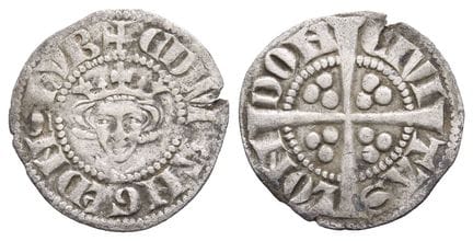 Angleterre. Plantagenêt, Édouard Ier, penny en arg