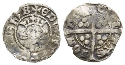 Angleterre. Plantagenêt, Édouard Ier, penny en arg