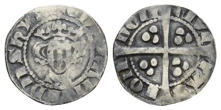 Angleterre. Plantagenêt, Édouard Ier, penny en arg