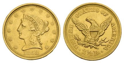 États-Unis d'Amérique. République fédérale, 2,5 do