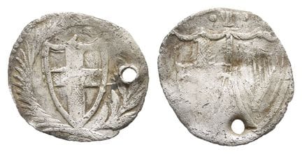 大不列颠，英格兰联邦 银便士。 . 大不列颠，英格兰联邦 银便士。1649-1660年。伦敦铸币厂。
