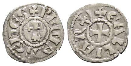 France (provinciale). Lyon, denier d'argent des ar