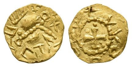 Mérovingiens, trémisse continental ancien en argen