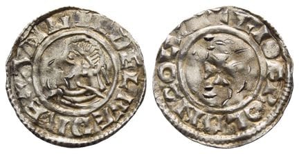 Anglo-saxons, rois de toute l'Angleterre. Penny en