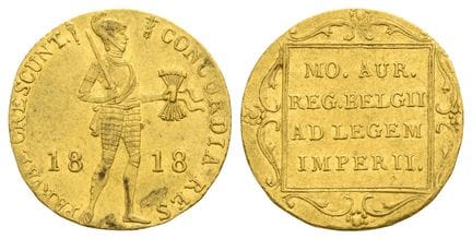 Pays-Bas. Ducat AV de Guillaume Ier. . Pays-Bas. D
