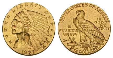 États-Unis d'Amérique. République fédérale. 2,5 do