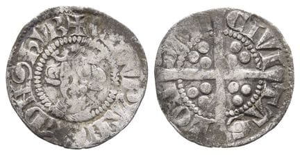 Angleterre. Plantagenêt, Édouard Ier, penny en arg
