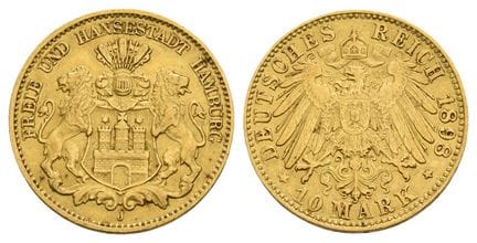 États allemands. Ville libre et hanséatique de Ham