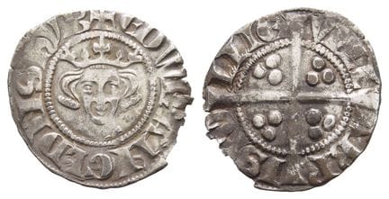 Angleterre. Plantagenêt, Édouard Ier, penny en arg