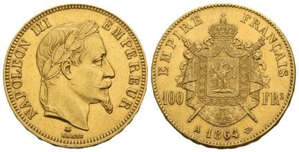 France. Napoléon II, 100 francs AV. . France. Napo