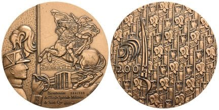 France. Médaille « AE » de Napoléon Bonaparte. . F