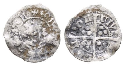 Plantagenêt. Édouard Ier, farthing en argent. . Pl