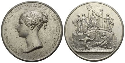 Grande-Bretagne. Hanovre, médaille commémorative d