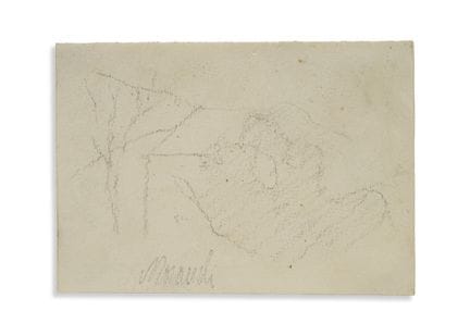 GIORGIO MORANDI (1890–1964) LANDSCAPE. 1962. Penci